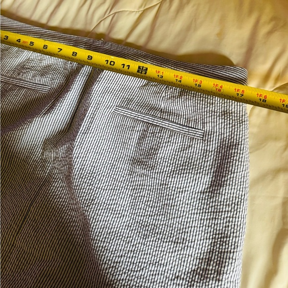 J. Crew Stylish seer sucker Skirt with Button Accents - Picture 6 of 6